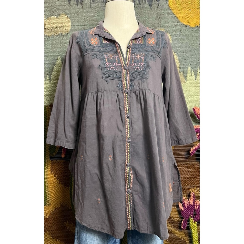 Johnny Was Ramona Tunic Top XS